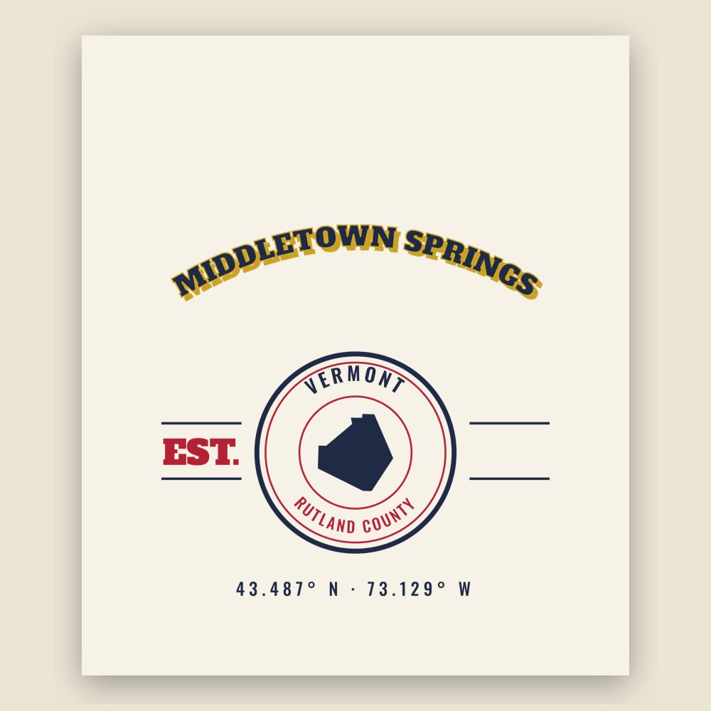 Middletown Springs Market Tote