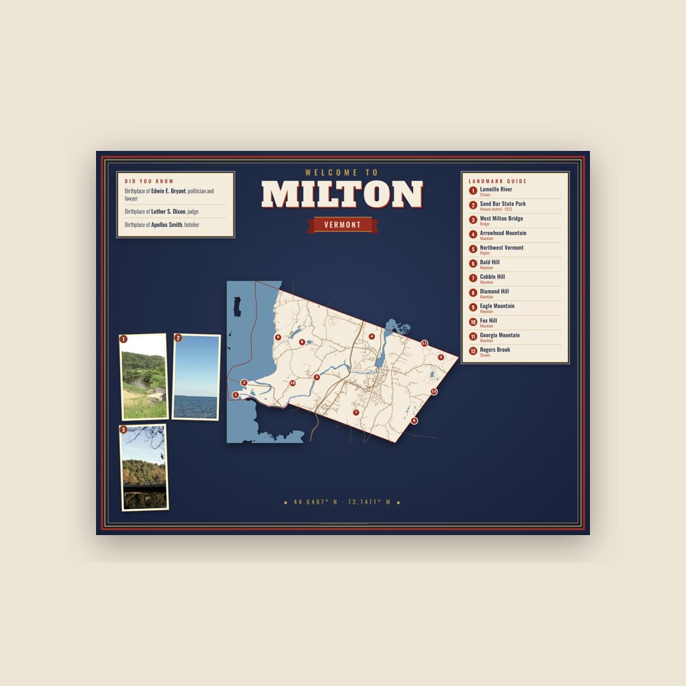 Milton Map Placemat