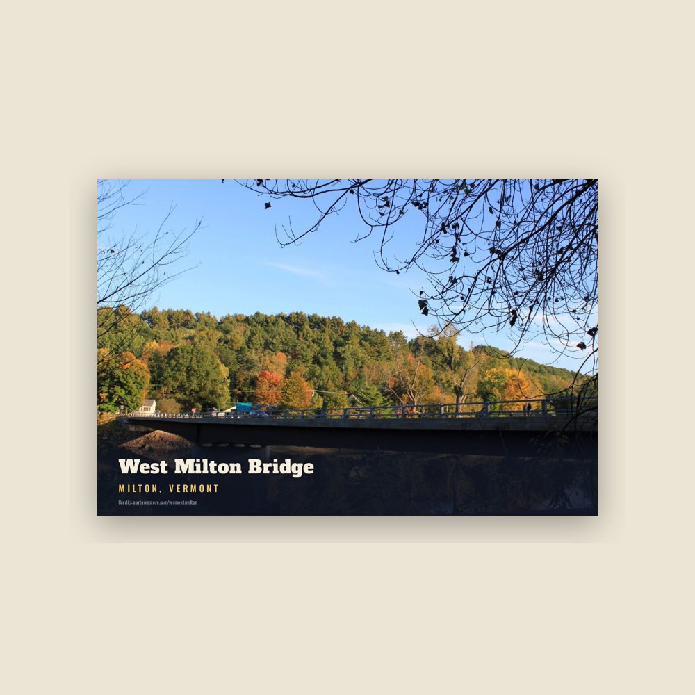 Milton West Milton Bridge Postcard