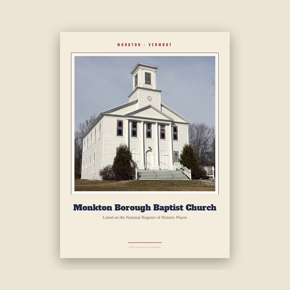 Monkton Monkton Borough Baptist Church Landmark Print