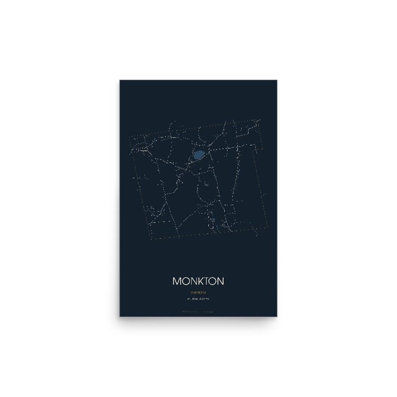 Monkton Street Map Poster · Midnight