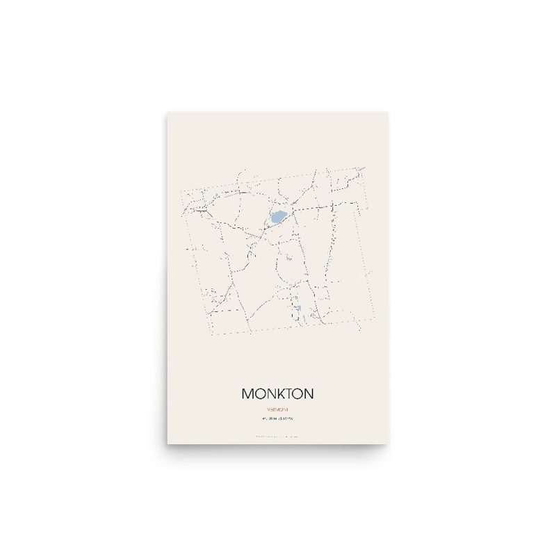 Monkton Street Map Poster · Linen