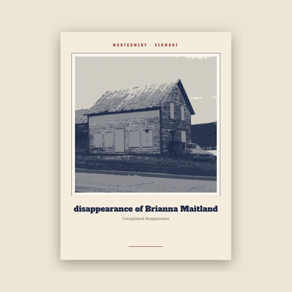 Montgomery disappearance of Brianna Maitland Landmark Print