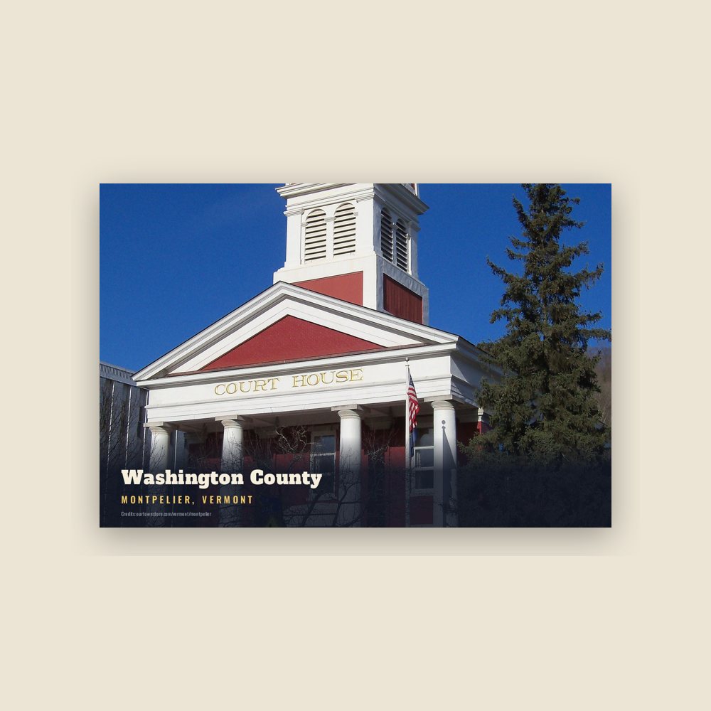Montpelier Washington County Postcard