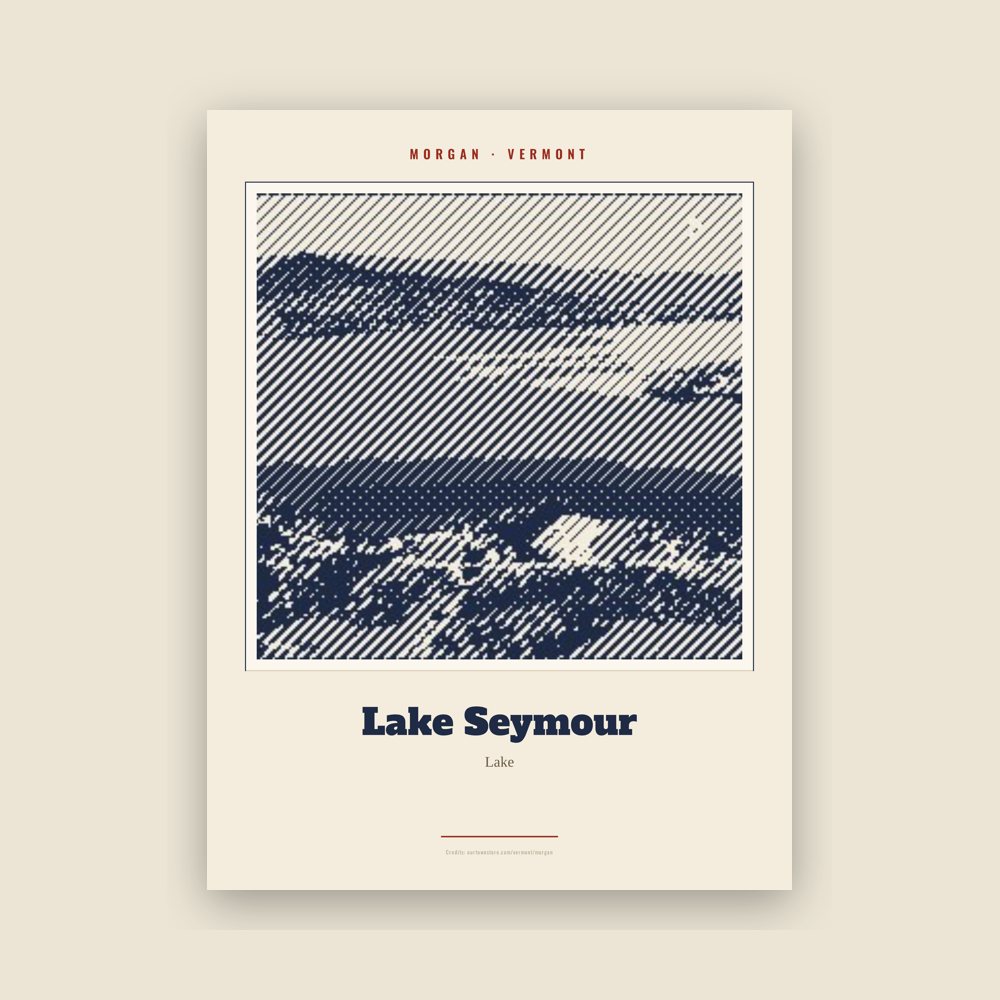 Morgan Lake Seymour Landmark Print