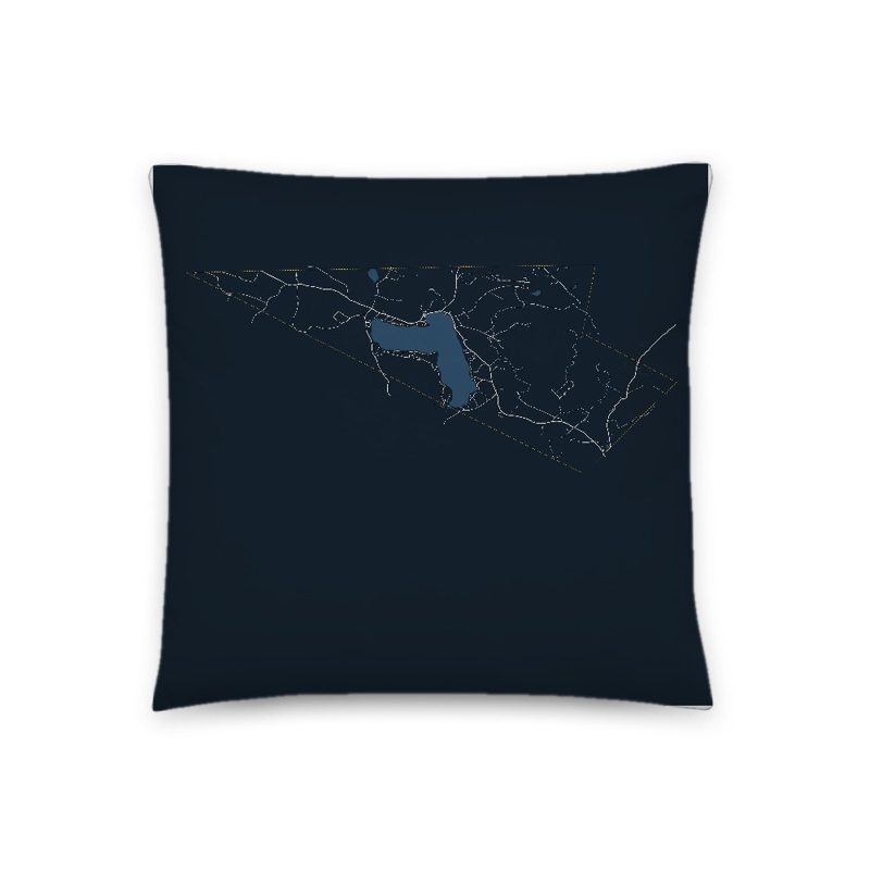Morgan Map Throw Pillow