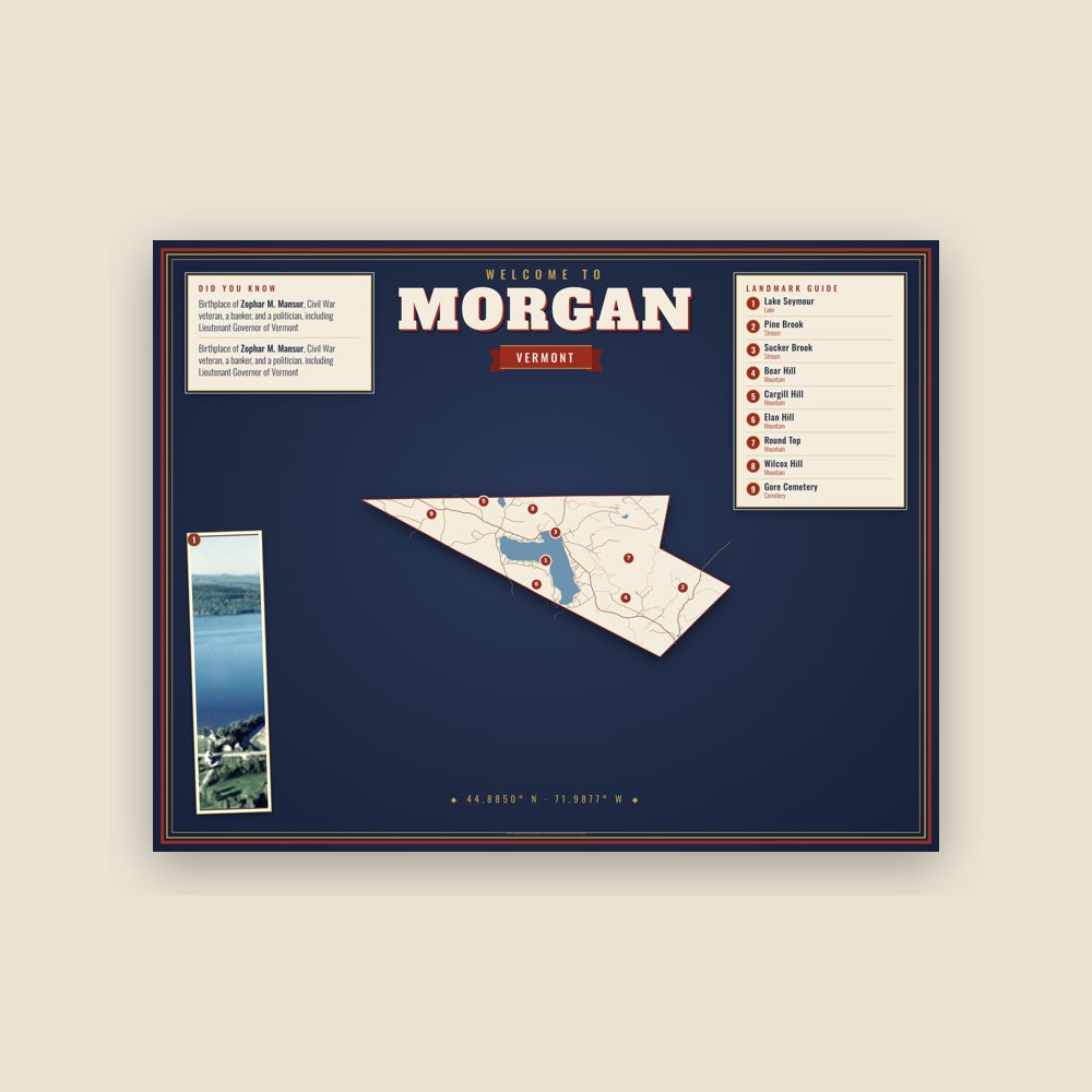 Morgan Map Placemat