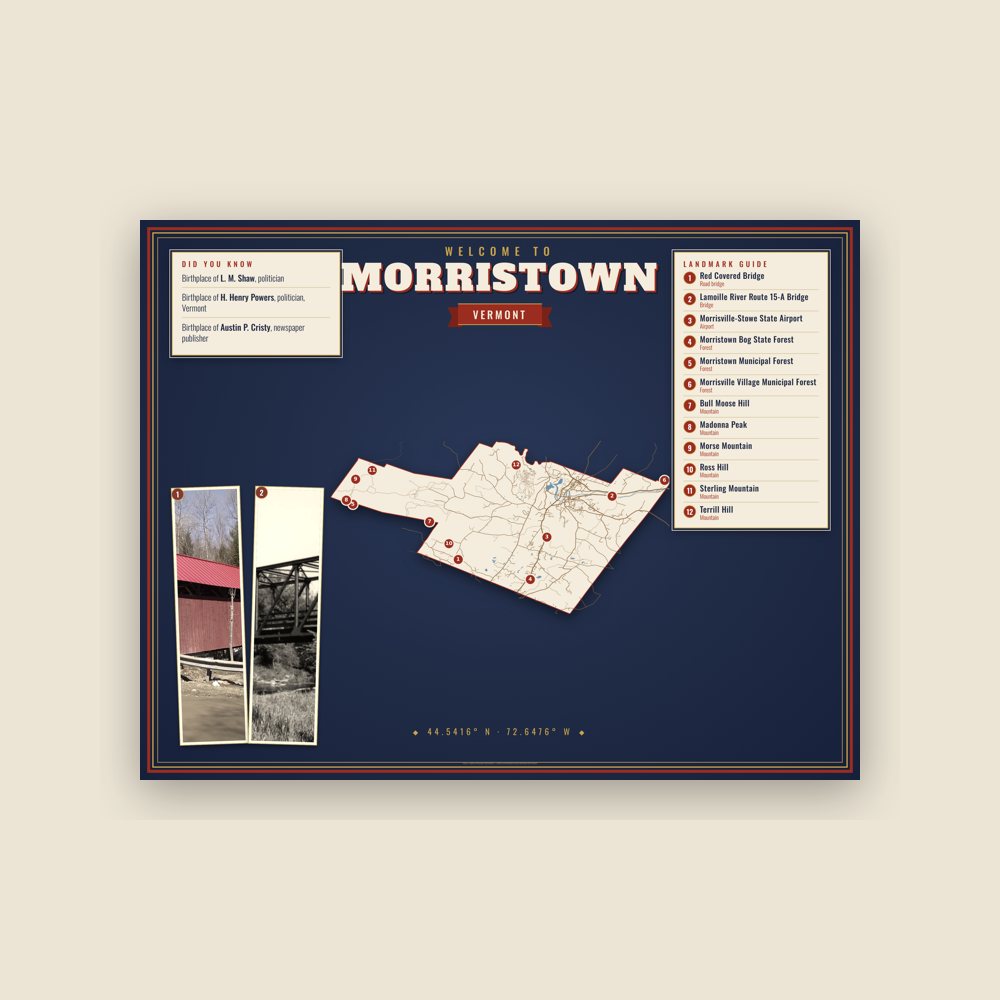 Morristown Map Placemat