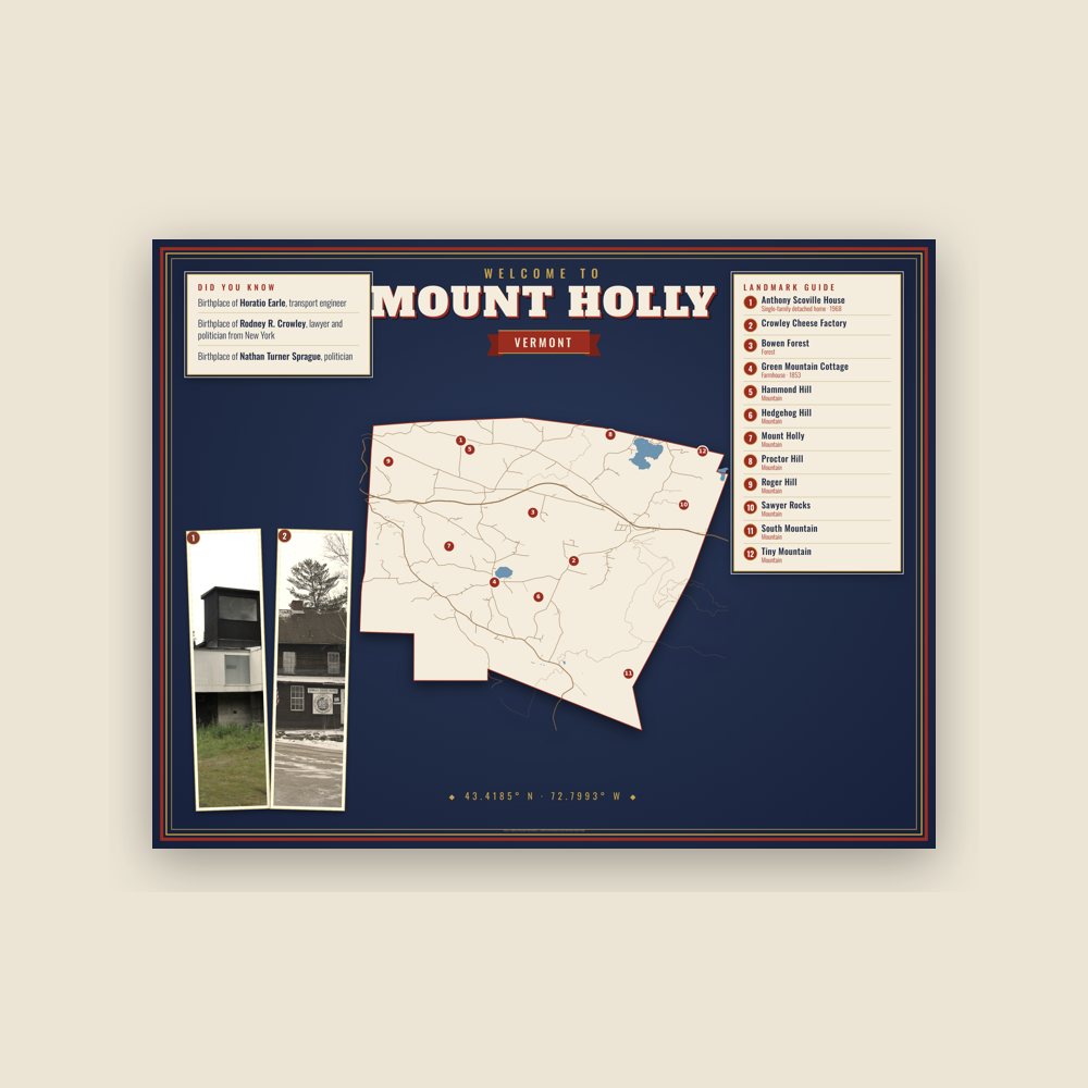 Mount Holly Map Placemat