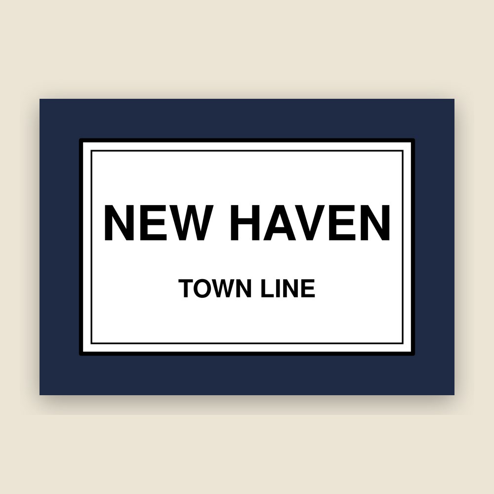 New Haven Town Line Mug