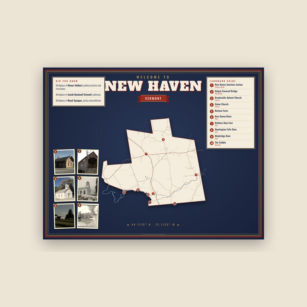 New Haven Map Placemat