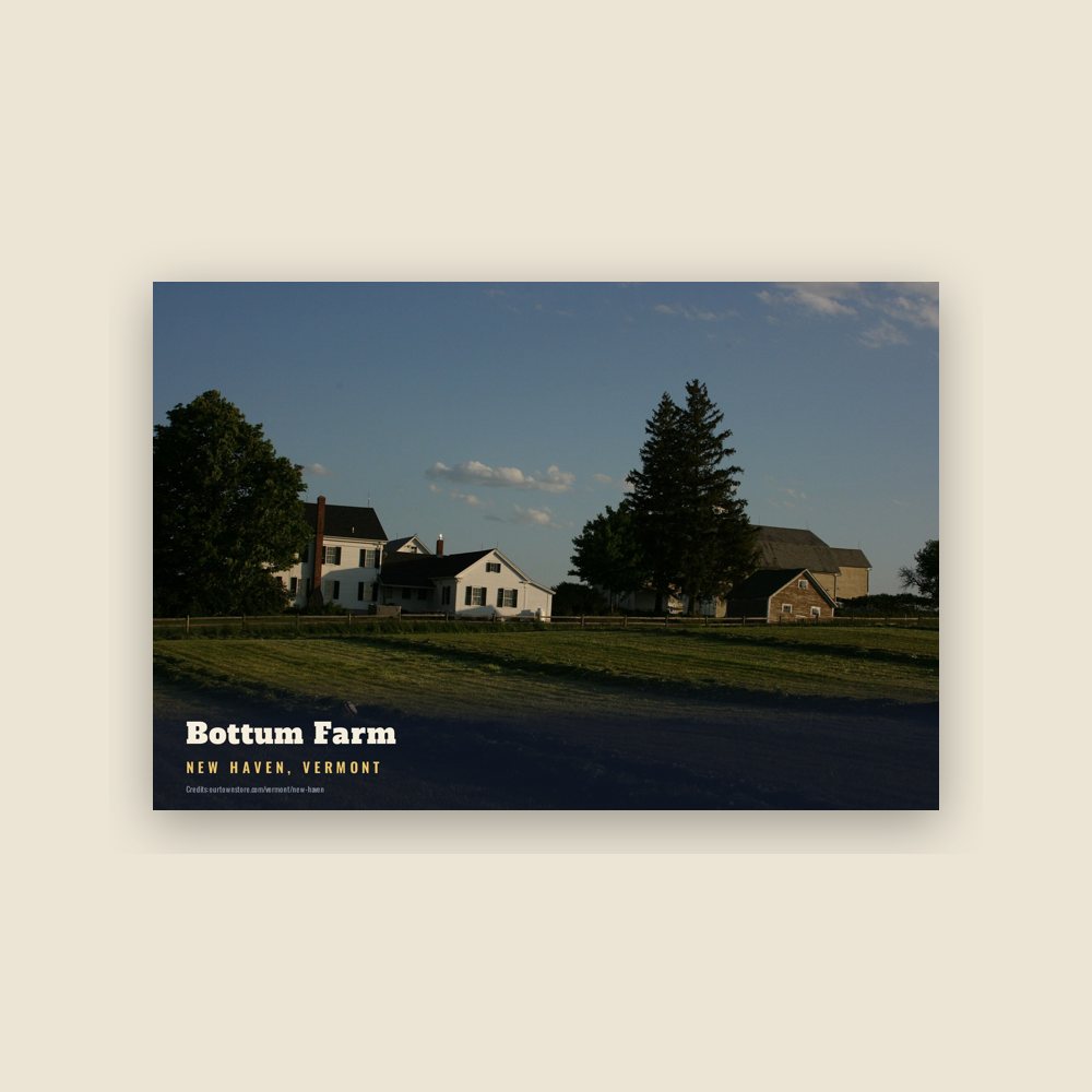 New Haven Bottum Farm Postcard