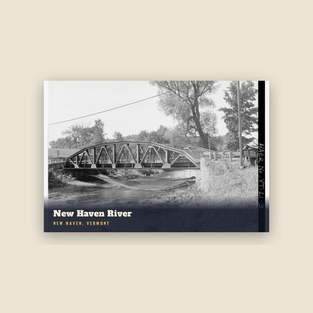New Haven New Haven River Postcard