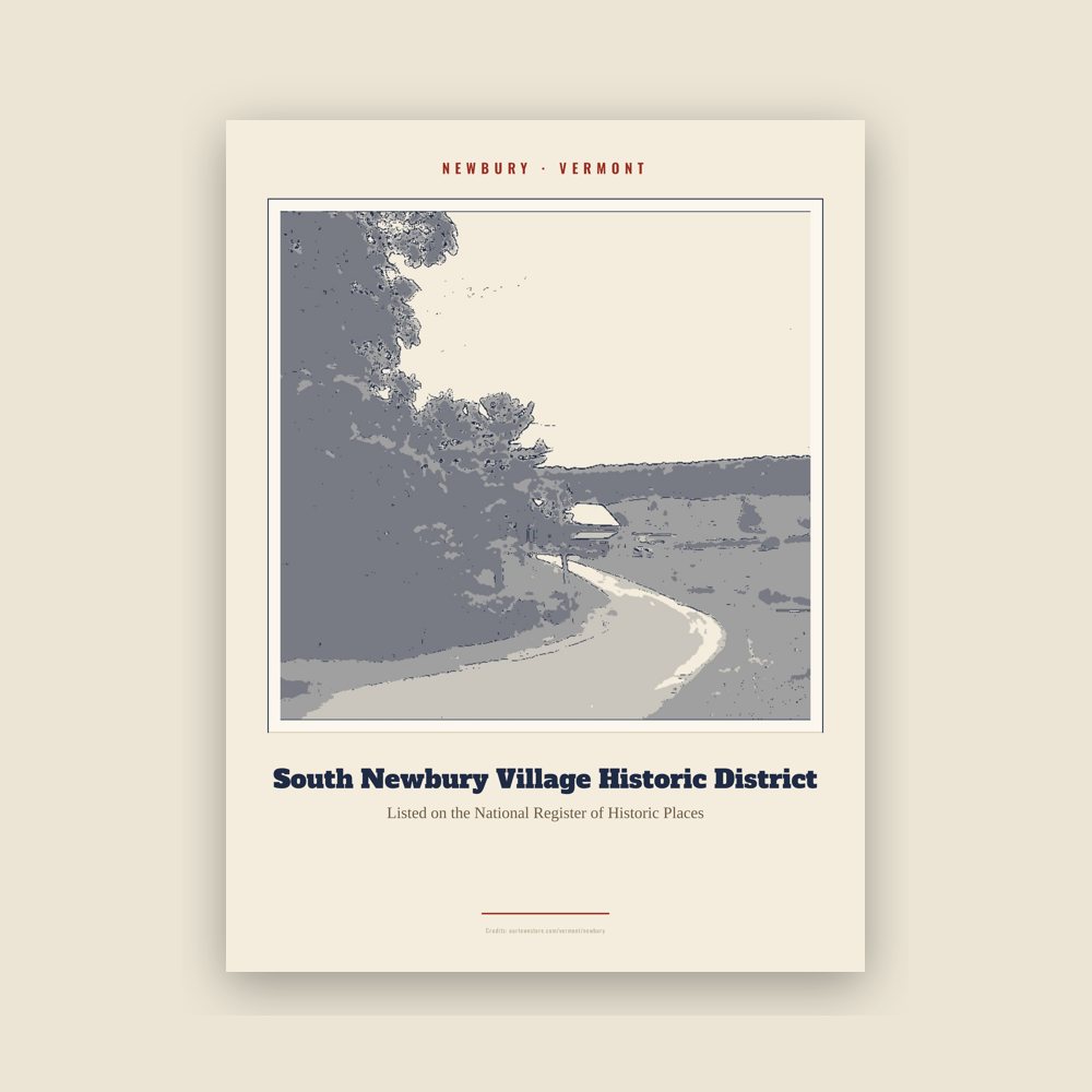 Newbury South Newbury Village Historic District Landmark Print