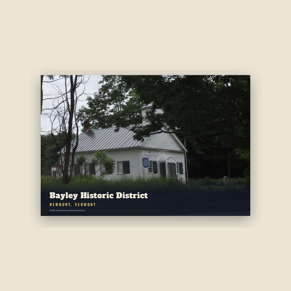 Newbury Bayley Historic District Postcard