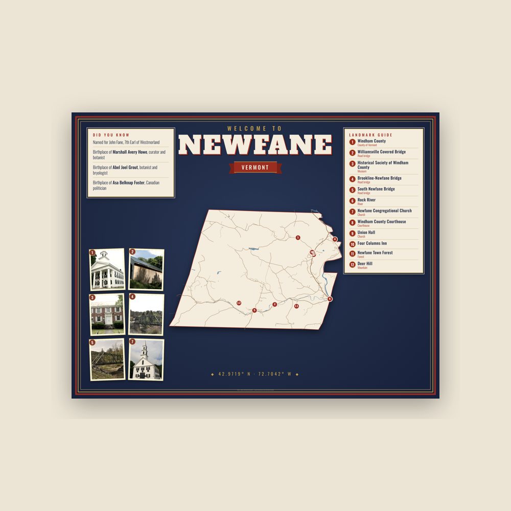 Newfane Map Placemat