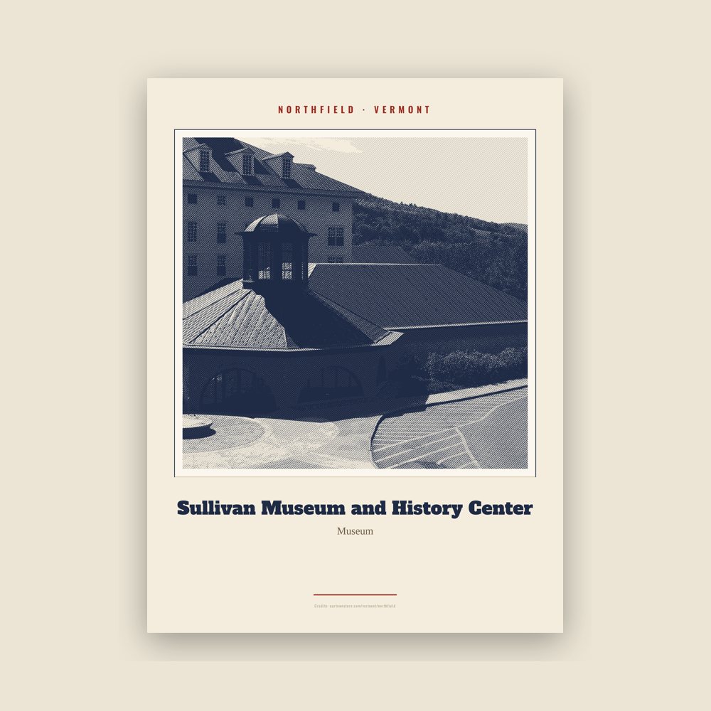 Northfield Sullivan Museum and History Center Landmark Print