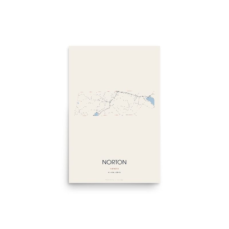 Norton Street Map Poster · Linen