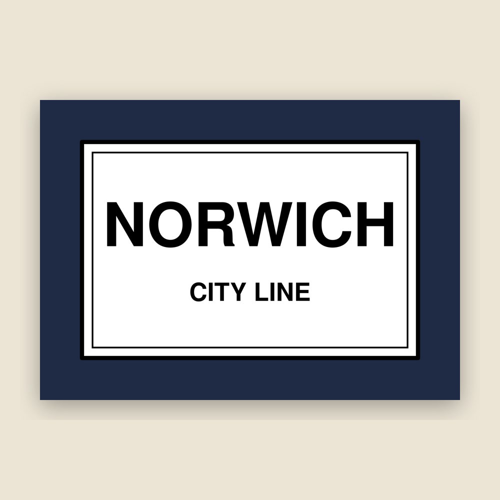 Norwich Town Line Mug