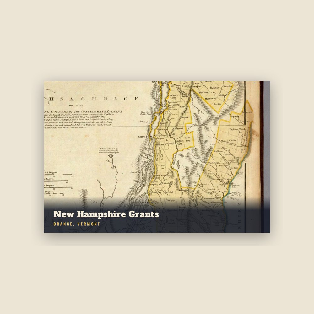 Orange New Hampshire Grants Postcard
