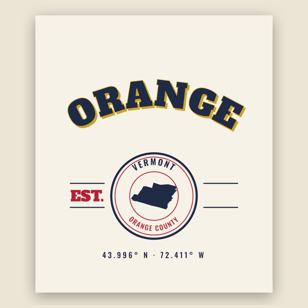 Orange Market Tote