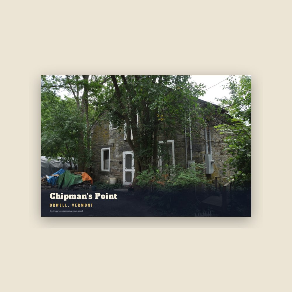 Orwell Chipman's Point Postcard