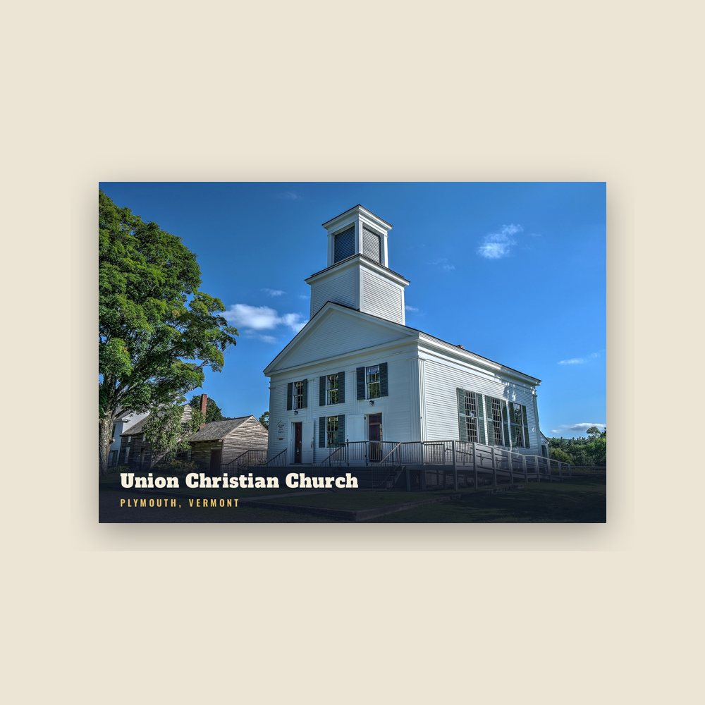Plymouth Union Christian Church Postcard