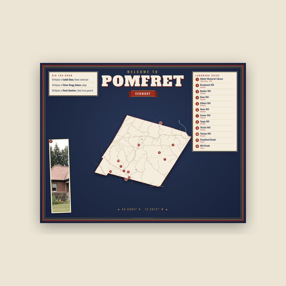 Pomfret Map Placemat