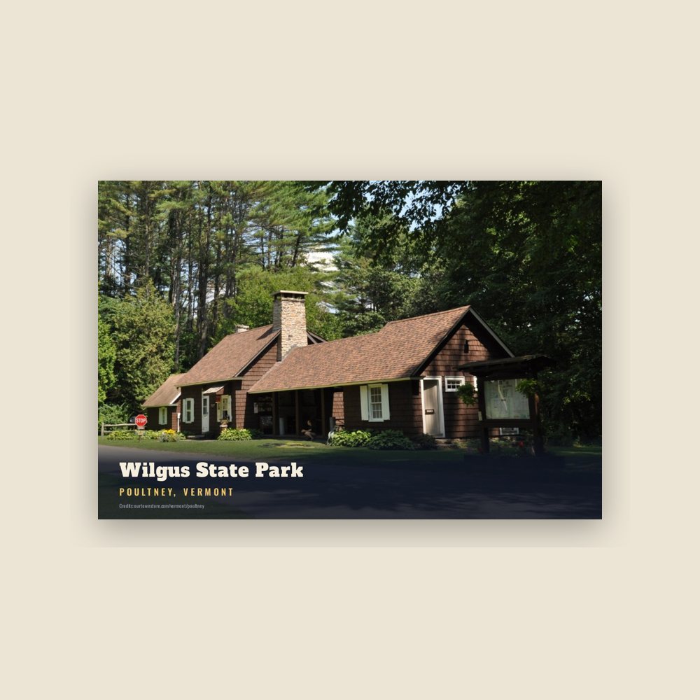Poultney Wilgus State Park Postcard