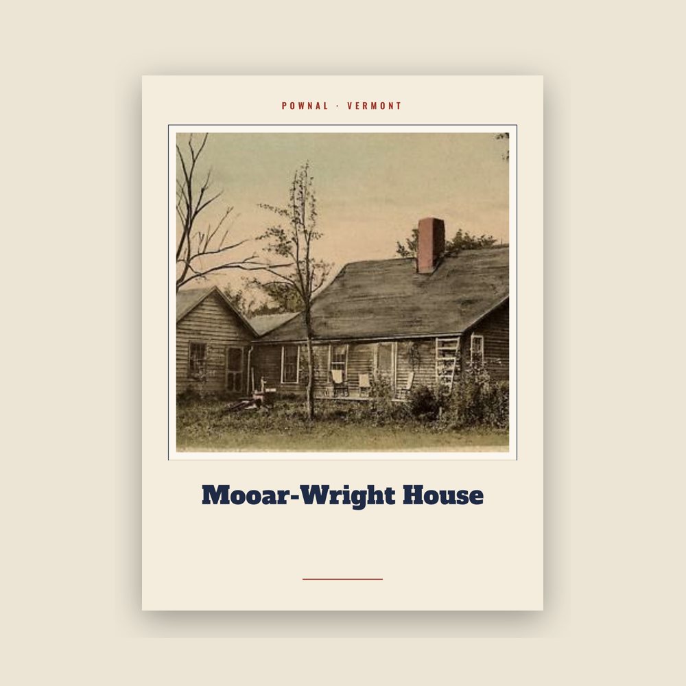 Pownal Mooar-Wright House Landmark Print