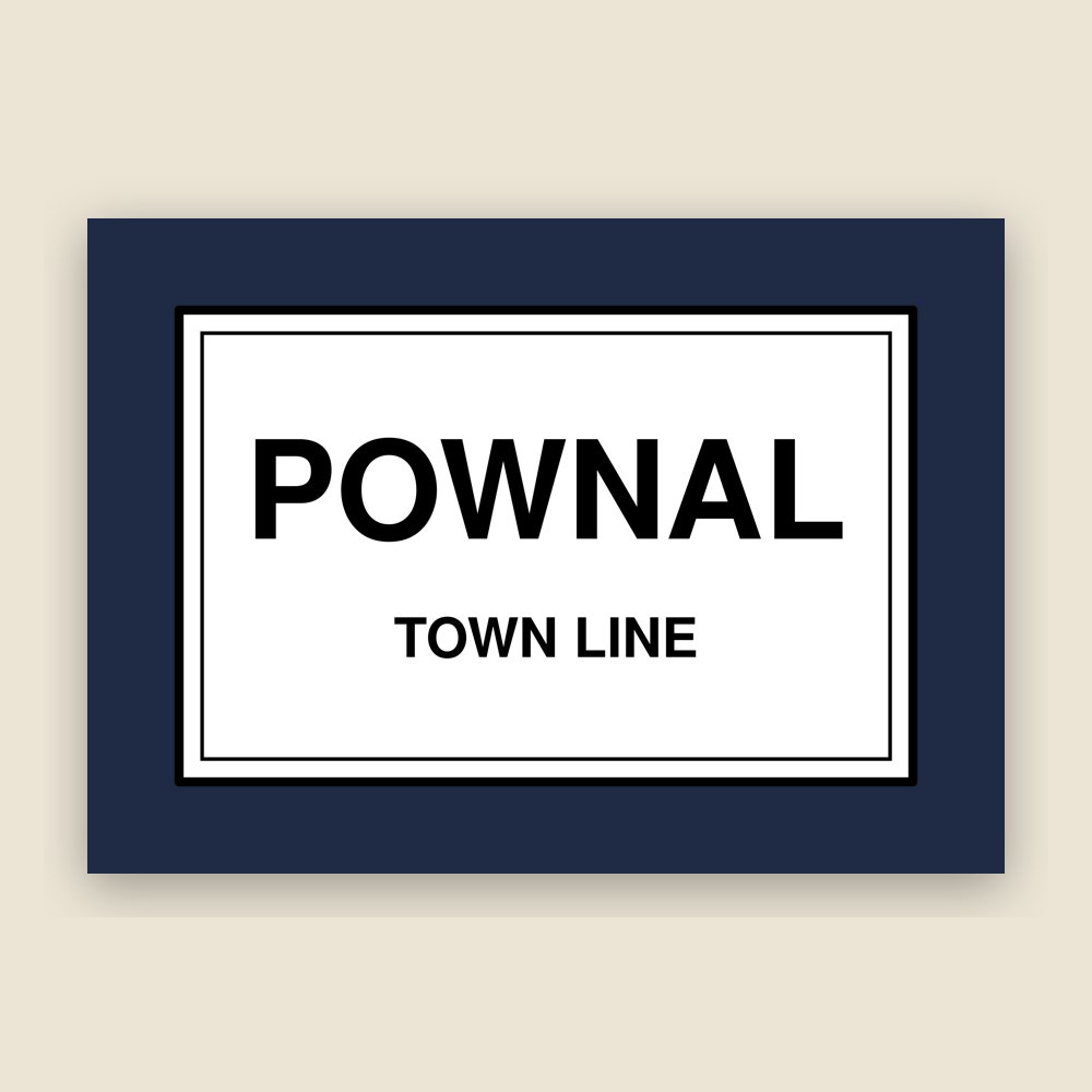 Pownal Town Line Mug