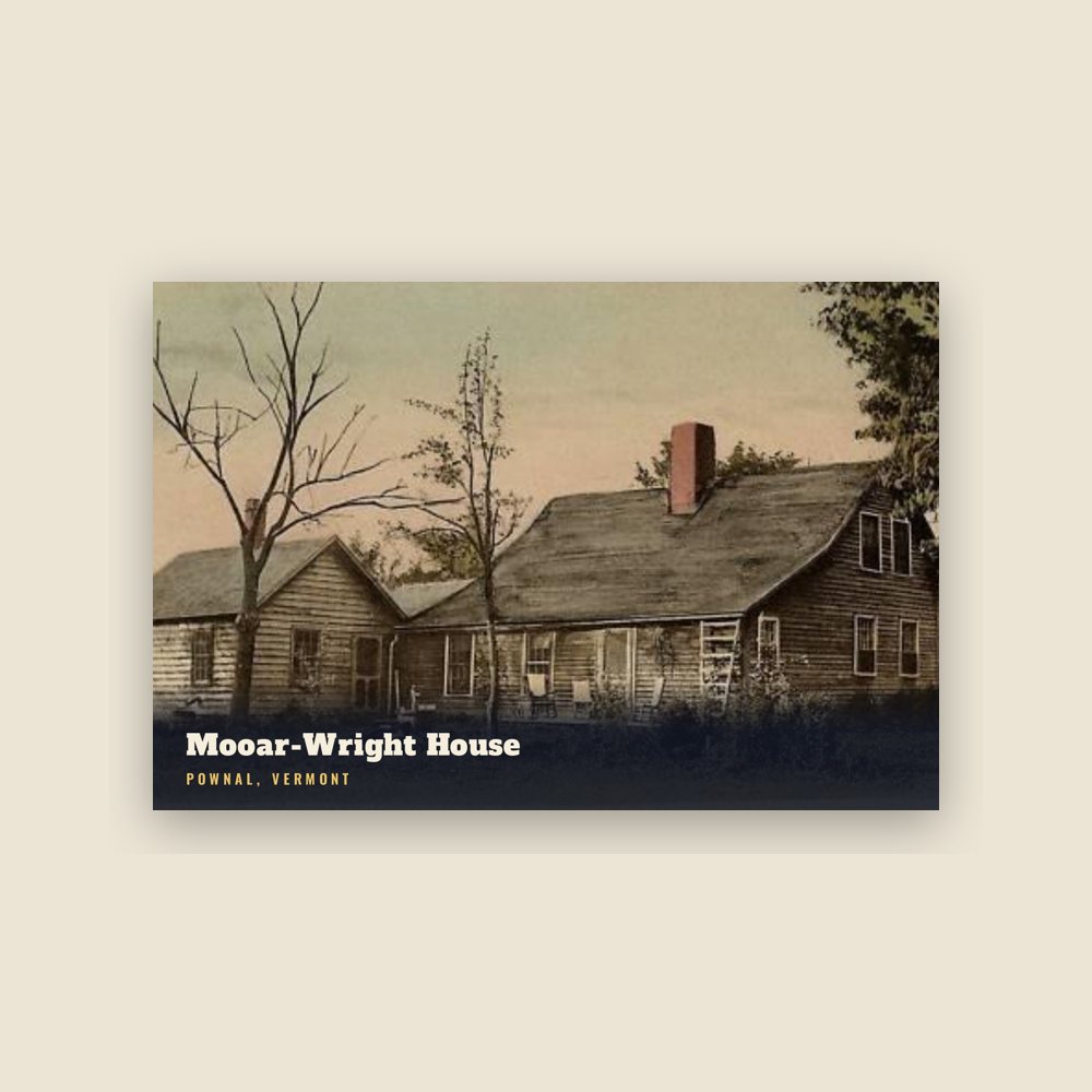 Pownal Mooar-Wright House Postcard