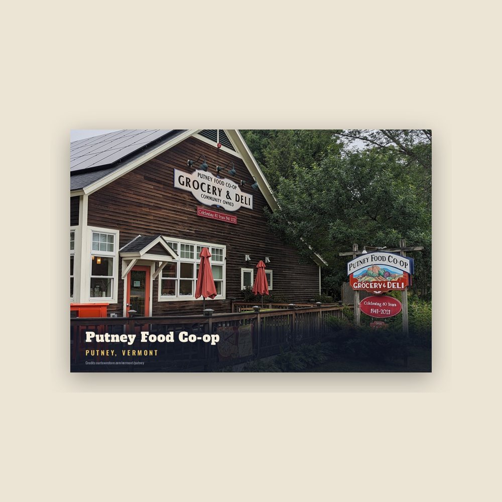 Putney Putney Food Co-op Postcard