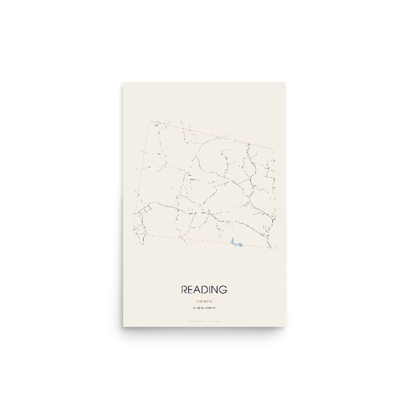 Reading Street Map Poster · Linen