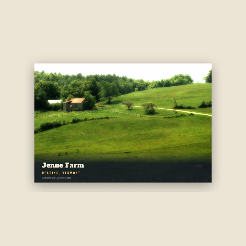 Reading Jenne Farm Postcard