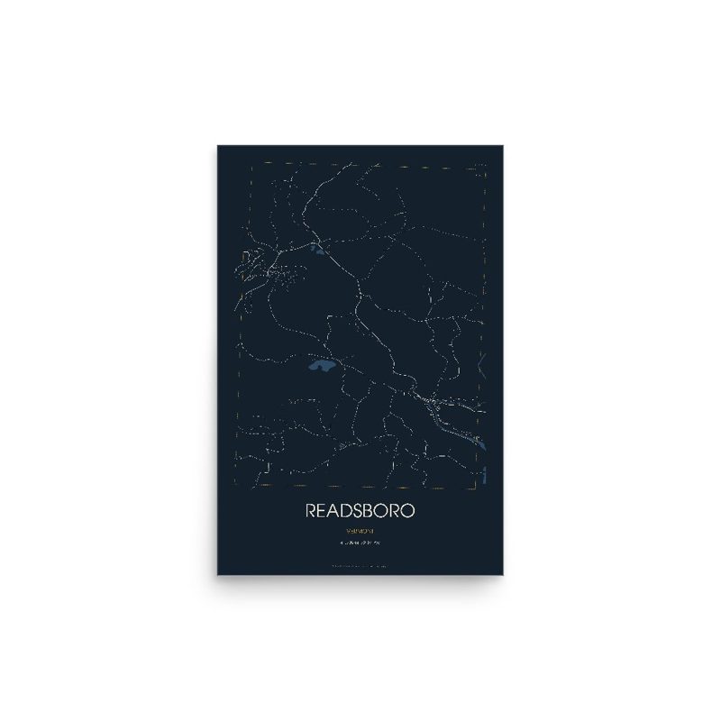Readsboro Street Map Poster · Midnight