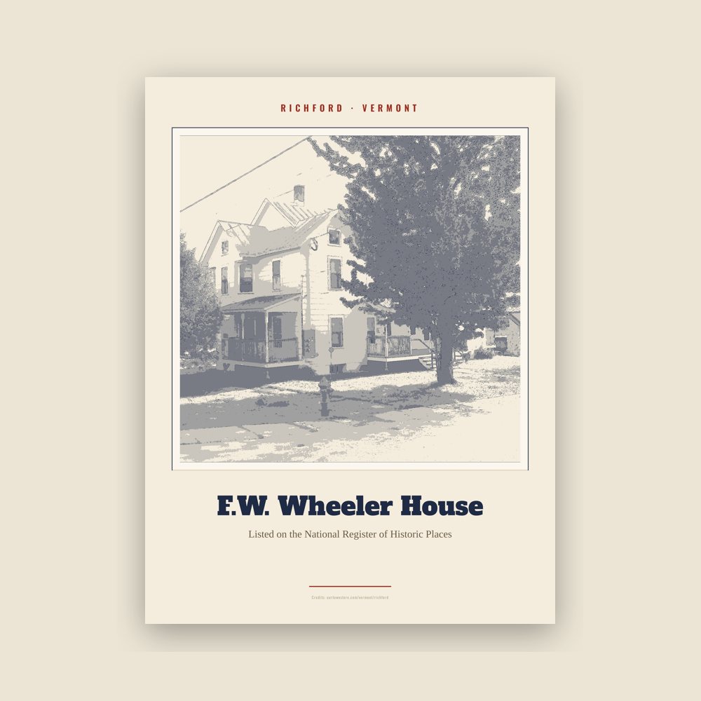 Richford F.W. Wheeler House Landmark Print