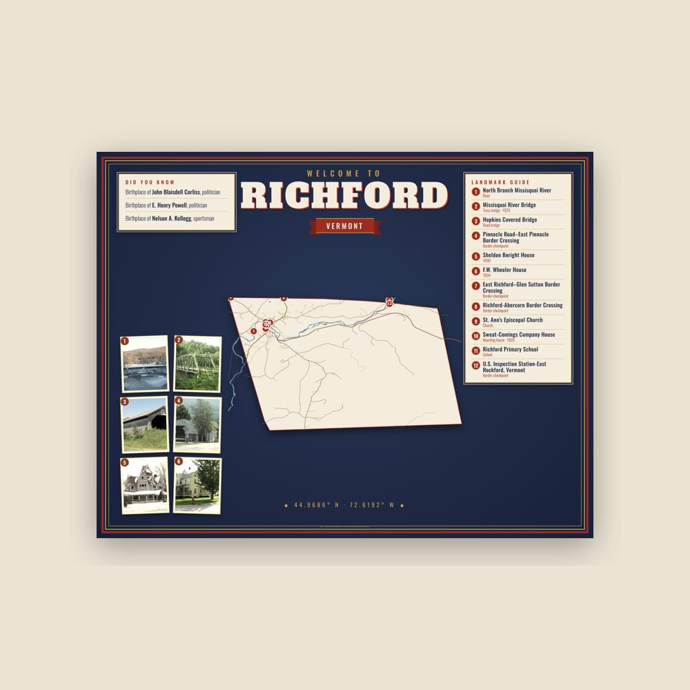 Richford Map Placemat