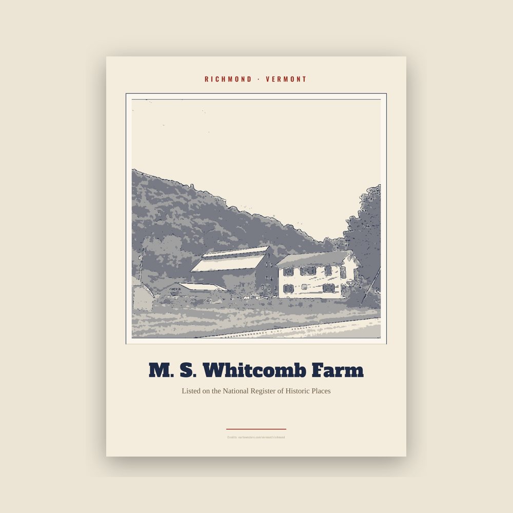Richmond M. S. Whitcomb Farm Landmark Print