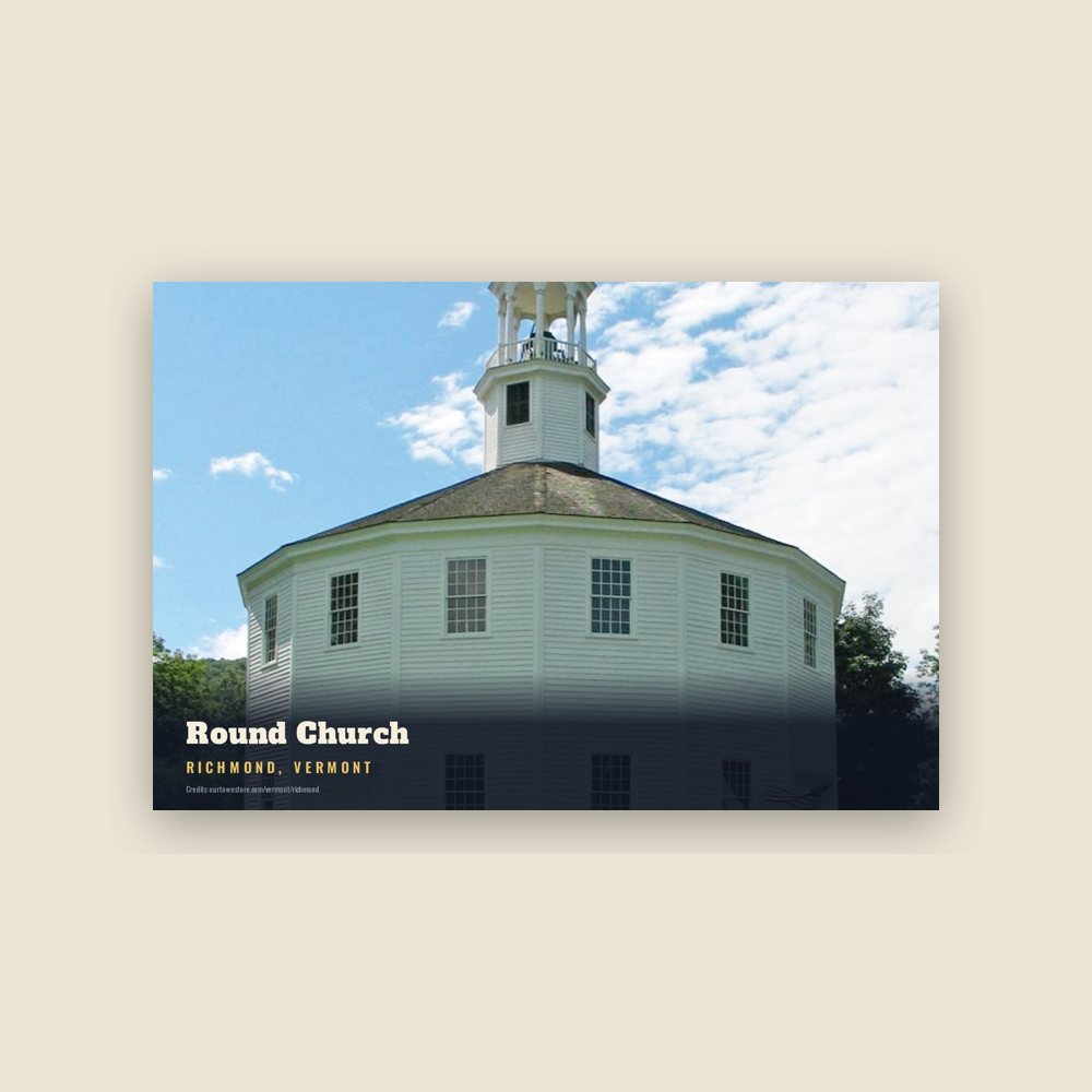 Richmond Round Church Postcard