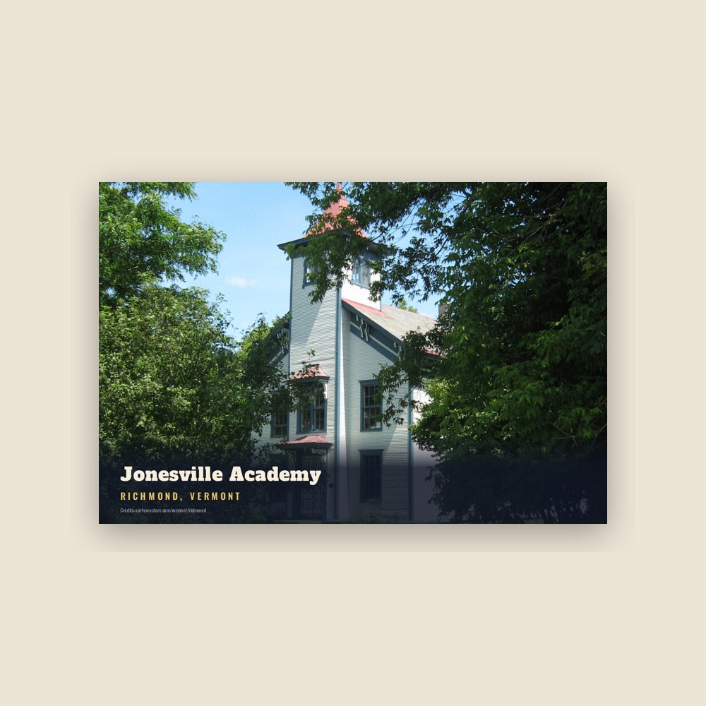 Richmond Jonesville Academy Postcard