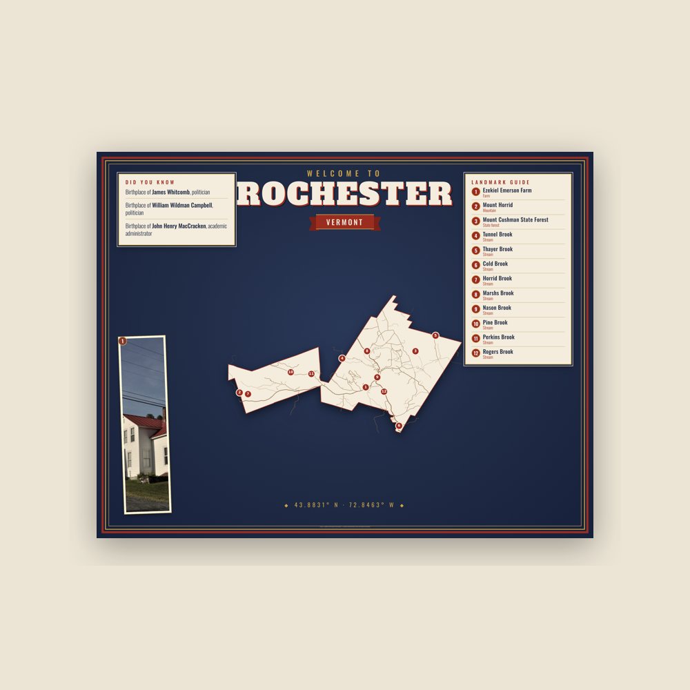 Rochester Map Placemat