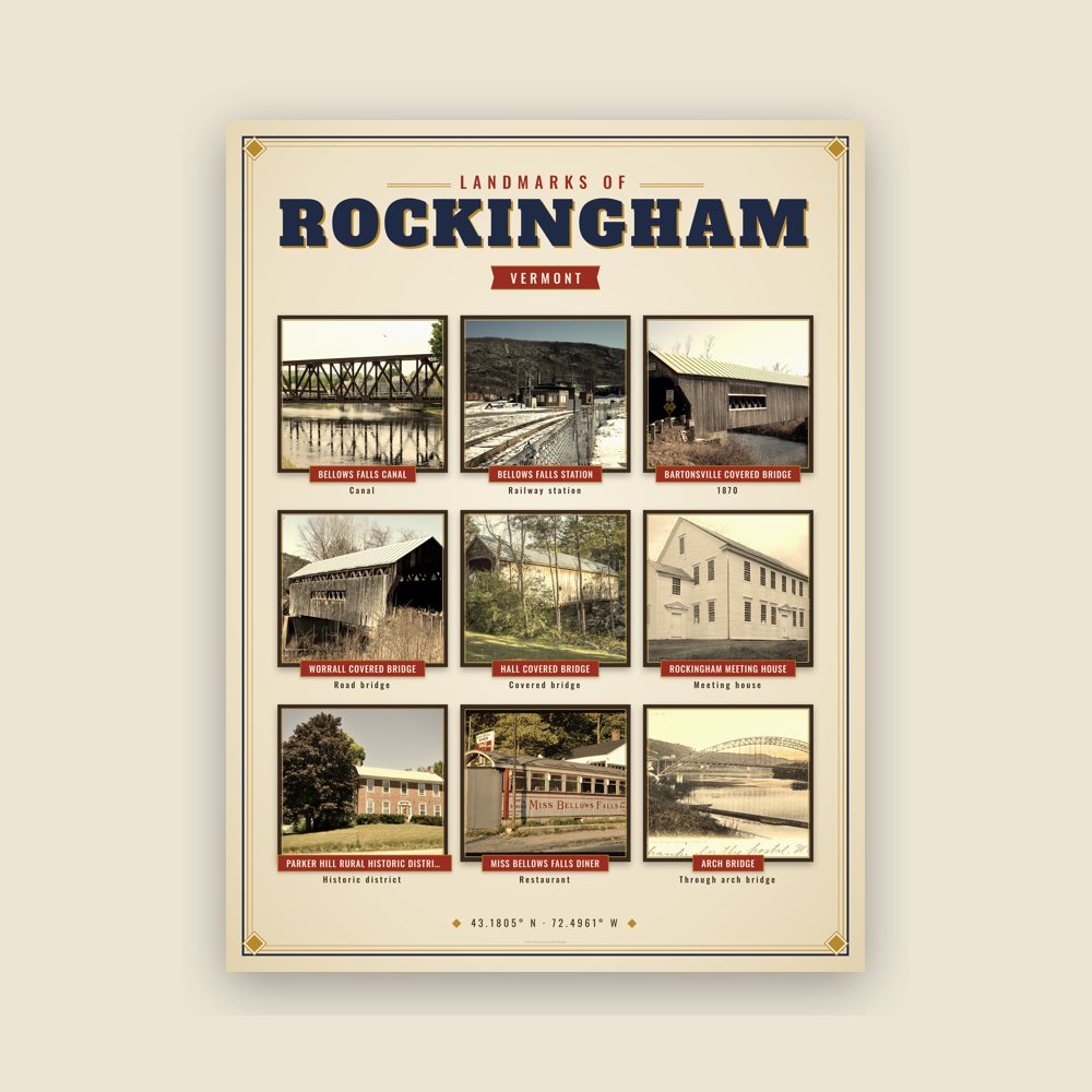 Rockingham Landmarks Photo Poster