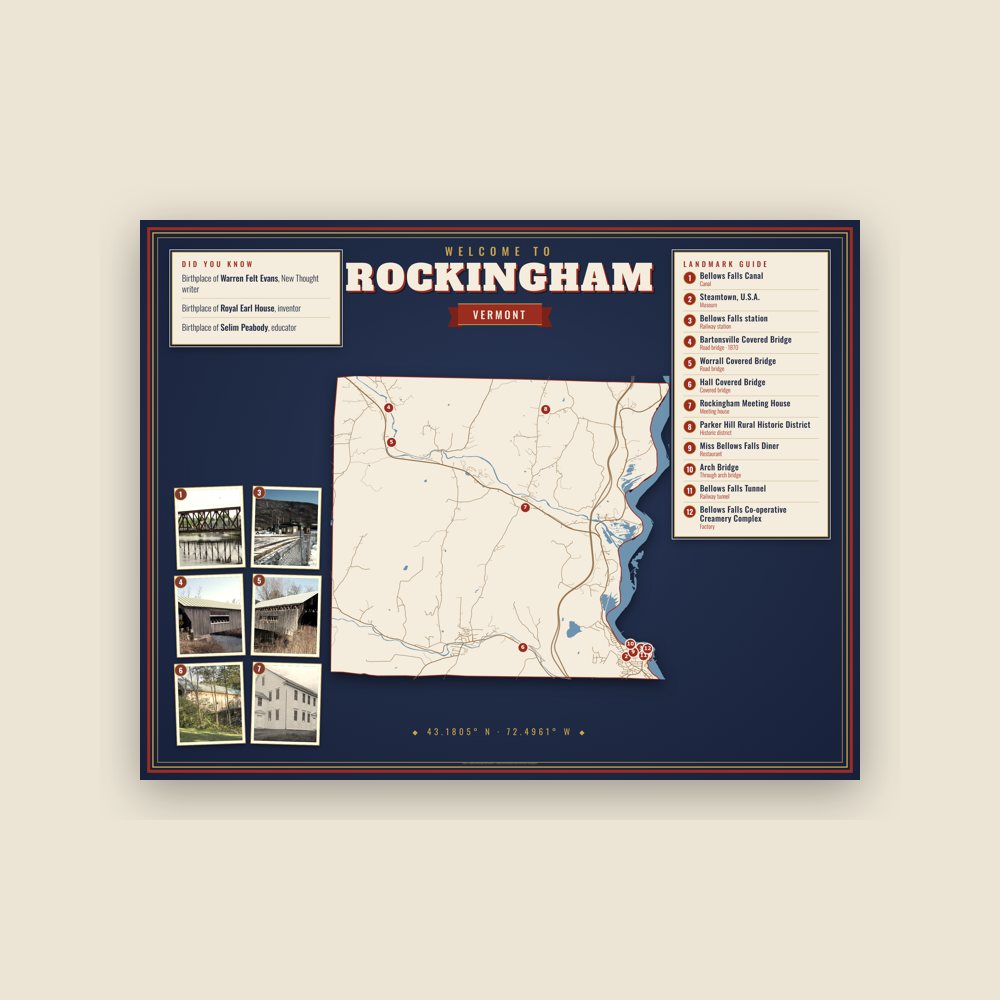 Rockingham Map Placemat