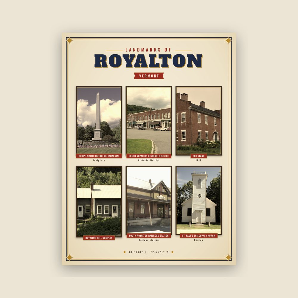Royalton Landmarks Photo Poster