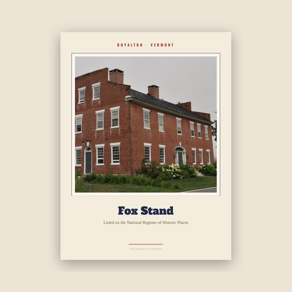 Royalton Fox Stand Landmark Print