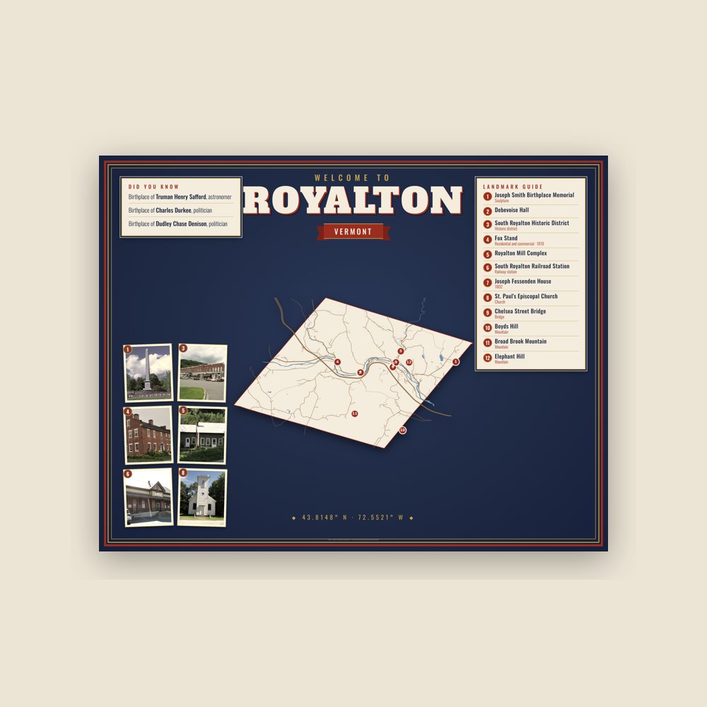 Royalton Map Placemat
