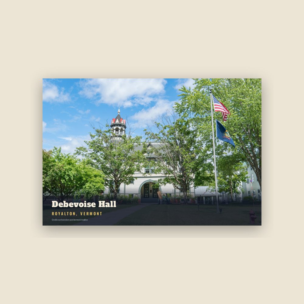Royalton Debevoise Hall Postcard