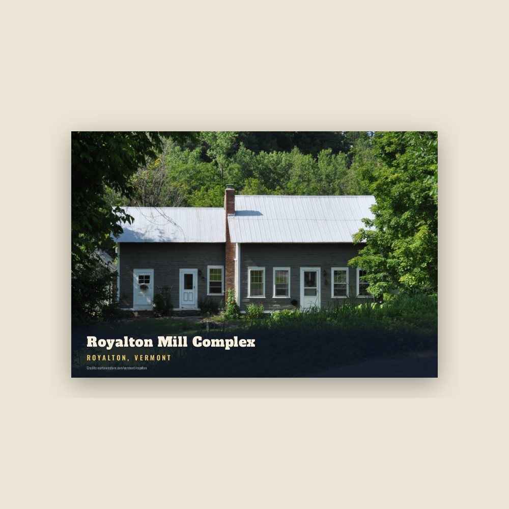 Royalton Royalton Mill Complex Postcard