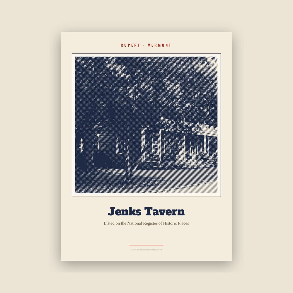 Rupert Jenks Tavern Landmark Print